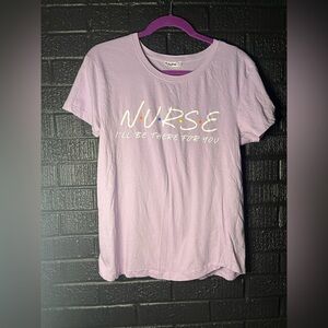 Nurse Purple Short Sleeve T-Shirt